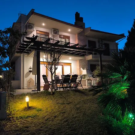 Sea View Pool In Glarokavos, Halkidiki Villa Paliouri