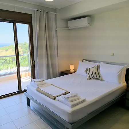 Sea View Pool In Glarokavos, Halkidiki Villa Paliouri