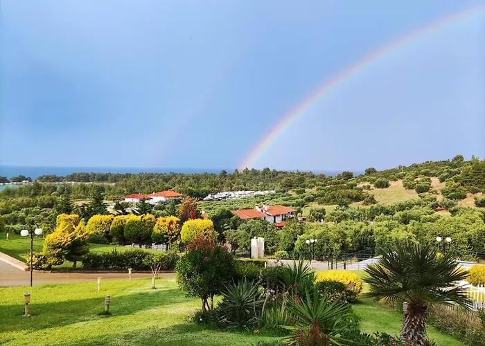 Sea View Pool In Glarokavos, Halkidiki Villa *